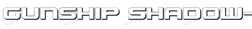Gunship Shadow字体转换